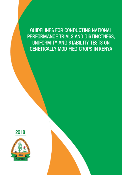 Guidelines for Conducting National Performance Trials in Kenya